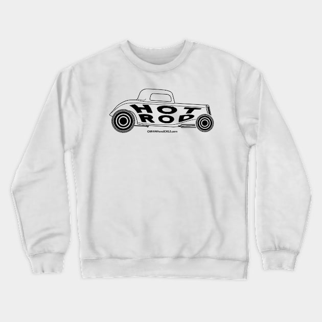 Hotrod - Retro Design Crewneck Sweatshirt by CC I Design